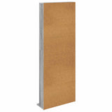 CD Cabinet Grey Sonoma 65 x 23.5 x 175 cm Engineered Wood 8012663