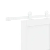 Sliding Door White 83 x 202 cm Solid Pine Wood 3445470