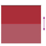 Roller Blind Blackout Red 160x150 cm Fabric Width 156,6 cm Polyester 4011790