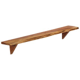 Wall Shelves 2 pcs 110x20x18 cm Solid Wood Acacia 337824