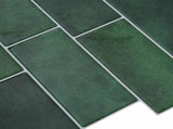 Decorative Stickers 20 pcs Dark Green 29 x 21 cm 42046142