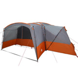 Family Tent 12-Person Grey and Orange 760 x 645 x 230 cm 42004061