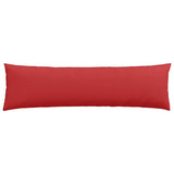 Sofa Pillows 2 pcs Red 145 x 40 cm Fabric 42013837