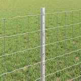 Fence and Post Silver 0.6 x 10 m Steel 3336153