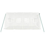 Greenhouse with Steel Frame White 8 m 4x2x2 m 3188028