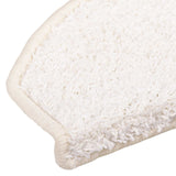 Self-adhesive Stair Mats 15 pcs White 80 x 24.5 x 3.5 cm 42038657