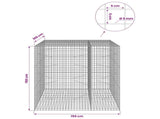 Gabion with 5 mm Wire and 5x5 cm Mesh 150x100x150 cm 3464373