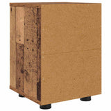 Bedside Table Old Wood 30.5 x 30 x 43 cm Engineered Wood 888813