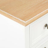 Bedside Cabinet 2 pcs White 35x30x49 cm MDF 280037