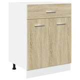 4 Piece Kitchen Cabinet Set Lyon Sonoma Oak Engineered Wood 3307657