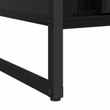 Warderobe with Door Black Oak 50 x 50 x 200 cm Engineered Wood 3403016