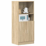 Kitchen Cabinet Sonoma Oak 57x41.5x131.5 cm Engineered Wood 860123