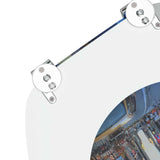 Soft-Close Toilet Seat 2 pcs Grey 44 x 38 cm MDF board 3414549