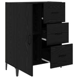 Sideboard Black Oak 69.5 x 34 x 90 cm Engineered Wood 880663