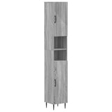 3 Piece Bathroom Cabinet Set HAARLEM Engineered Wood 3417861