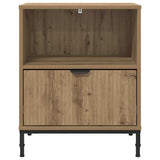 Bedside Cabinet with Drawer 2 pcs Artisan oak 49 x 36 x 61 cm 883493