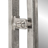 Luggage Rack with Coat Hangers Wall Mounted Aluminium 357834