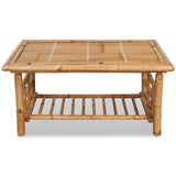 Coffee Table Bamboo 90x50x45 cm 243713