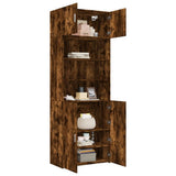 Storage Cabinet Smoked Oak 80x42.5x225 cm Engineered Wood 3281347