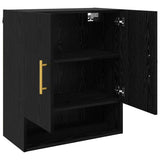 Wall Cabinet Black oak 60 x 31 x 70 cm Engineered wood 879536