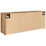 Bathroom Wall Cabinet Old Wood 100x25x40 cm Engineered Wood 860110