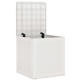 Storage Box with Storage White 55 x 53 x 57 cm Polypropylene 870581