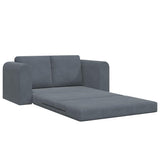 Sofa Bed Dark Grey 148 x 71 x 83 cm Velvet 4106685