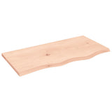 Table Top 80x40x2 cm Untreated Solid Wood Oak 3156290