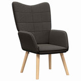 Armchair Dark Grey 62 x 67 x 95.5 cm Sherpa Fabric 42001780