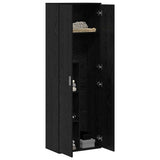 Highboard Black oak 60 x 35 x 180 cm Engineered wood 3365569