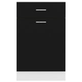 Drawer Bottom Cabinet Black Engineered wood 50 x 46 x 81.5 cm 801221
