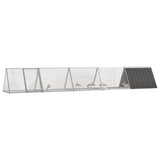 Rabbit Cage Anthracite 504,5x80,5x71 cm Galvanised Steel 3106448