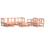 ZNTS 7 Piece Garden Lounge Set Solid Wood Douglas 3186212