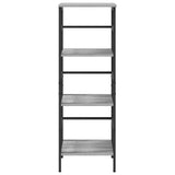 Bookshelf Grey Sonoma 40 x 29.5 x 115 cm Engineered Wood 883907