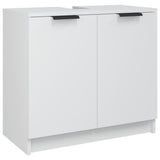 Bathroom Cabinet White 64.5x33.5x59 cm Engineered Wood 811304