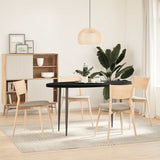 Table Top Dark Brown 140x60x4 cm Solid Wood Oak Oval 4009060