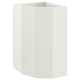 Corner Planter White 30 x 30 x 50 cm Steel 883676