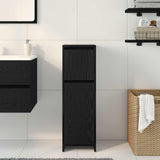 Bathroom Cabinet Black Oak 30 x 30 x 95 cm Engineered Wood 862504