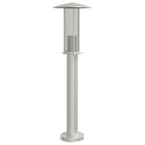Outdoor Floor Lamp Silver 60 cm Stainless Steel 4006349