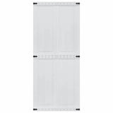 Barn Door Corona White 90 x 210 cm Solid Pine Wood 42021203