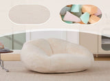 GOMYWAY Bean Bag Chair, Shell-Shaped Bean Bag Couch for Adults, Giant Bean Sofa with High-Rebound W2678P385451