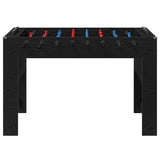 Foosball Table Black Oak 125 x 60.5 x 80 cm Engineered Wood 858885