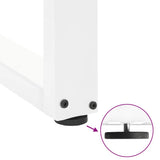 Bar Table Legs U-Shaped 2 pcs White 50x cm Steel 4013245