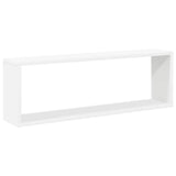 Wall Cube Shelf 4 pcs White 80x15x26.5 cm Engineered Wood 807107