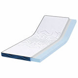 Mattress Topper White 70 x 200 x 8 cm Jaquard Fabric 4106264