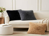 Cushion with Pillow HEERLEN 2 pcs Anthracite PV Fleece 928458