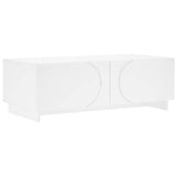Coffee Table White 102 x 50.5 x 35 cm Engineered Wood 8011450