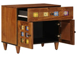 Bedside Cabinet Brown 50 x 33 x 60 cm Solid Mango Wood 4018235
