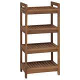 Bathroom Shelf Natural 45 x 30 x 97 cm Solid Teak Wood 42024277