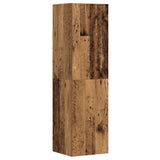 Wall Mounted TV cabinets 3 pcs Old Wood Engineered Wood 3328961